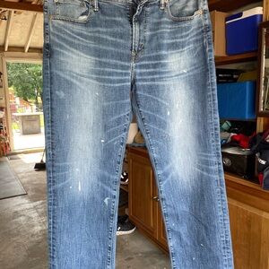 American Eagle Outfitters Men's Distressed Blue Jeans